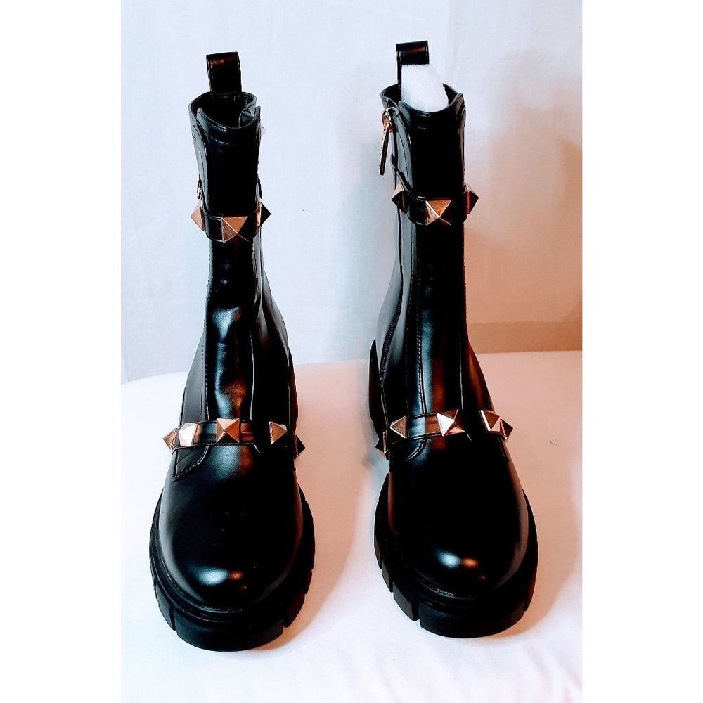 Cape Robbin Black Ankle Stud  Boots